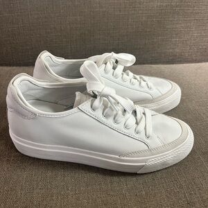 Rag + bone white leather sneakers